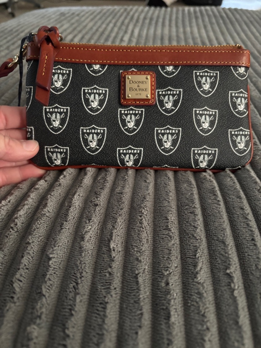 NWT Dooney & Bourke Raiders Wallet - Picture 2 of 7